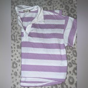 Altar’d State Cropped Collared Tee